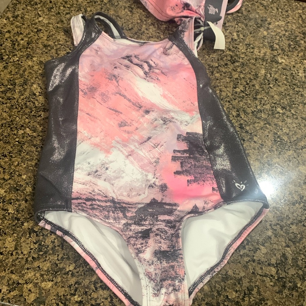 New Justice Gymnastics Dance Leotard Set